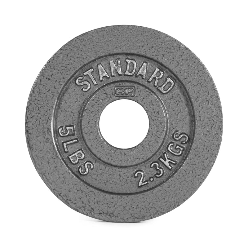 CAP Barbell Gray Olympic Cast Iron Weight Plate, 45 lb