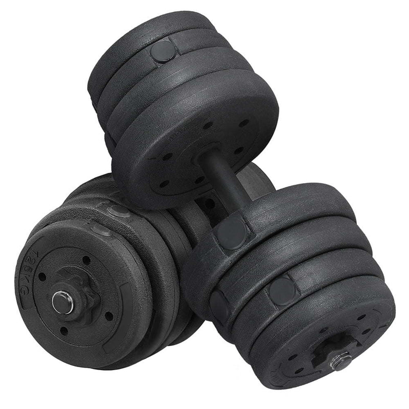 Adjustable Dumbbell Set for Home and Gym Exercise, Black,