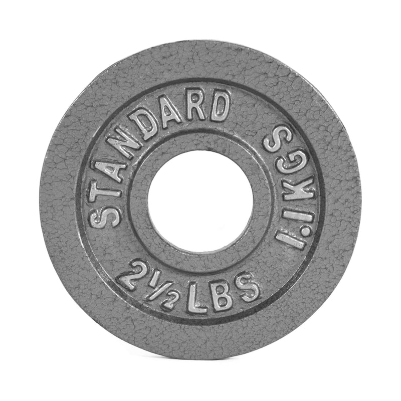 CAP Barbell Gray Olympic Cast Iron Weight Plate, 45 lb