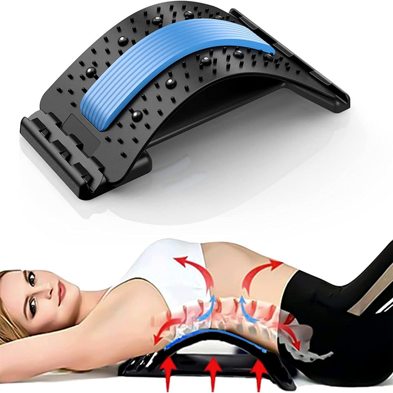 1pc Back Stretcher Massager; Back Massage Neck Stretcher; Back Pain Relief; Back Cracker Board; Posture Corrector; Back Massage